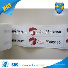 Free Sample Hot Selling customized waterproof and plastic adhesive sleeve label VOID label for bottle